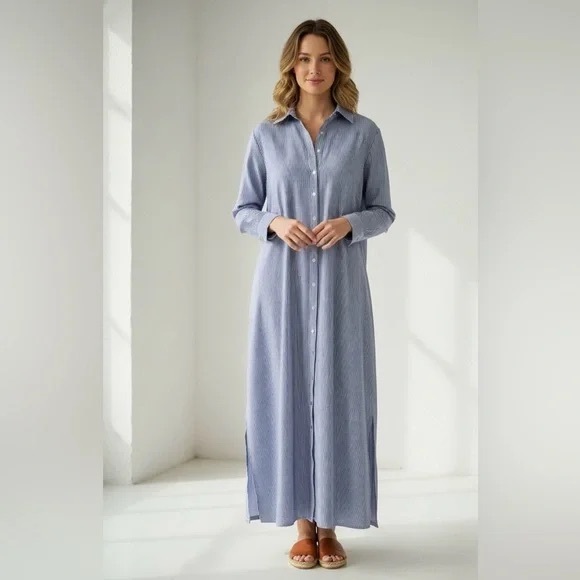 Tuckernuck Pomander Place Blue Stripe Griffin Dress - Picture 12 of 12